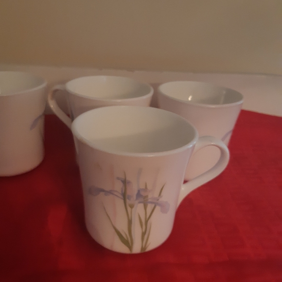Corningware Tea Cups shadow iris Microwave Safe Made in USA Set of - Picture 4 of 9
